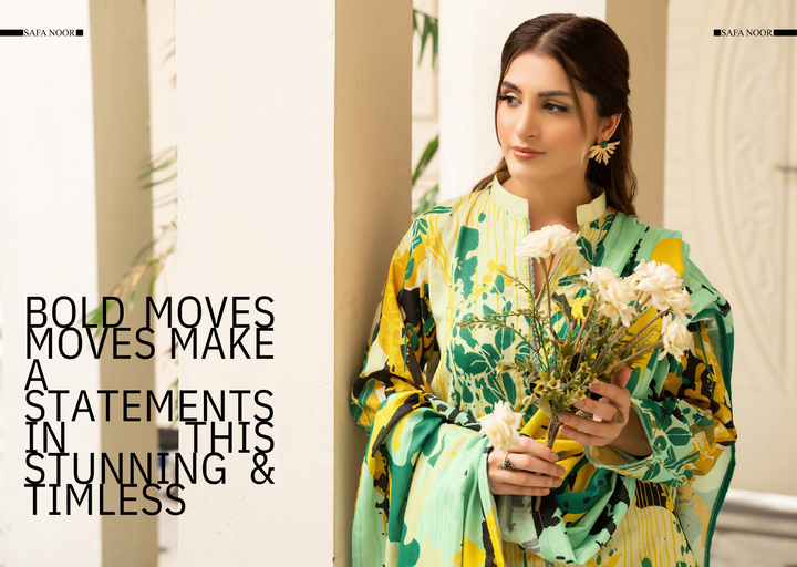 Safa Noor Unstitched Khaddar 3-Piece - SN003