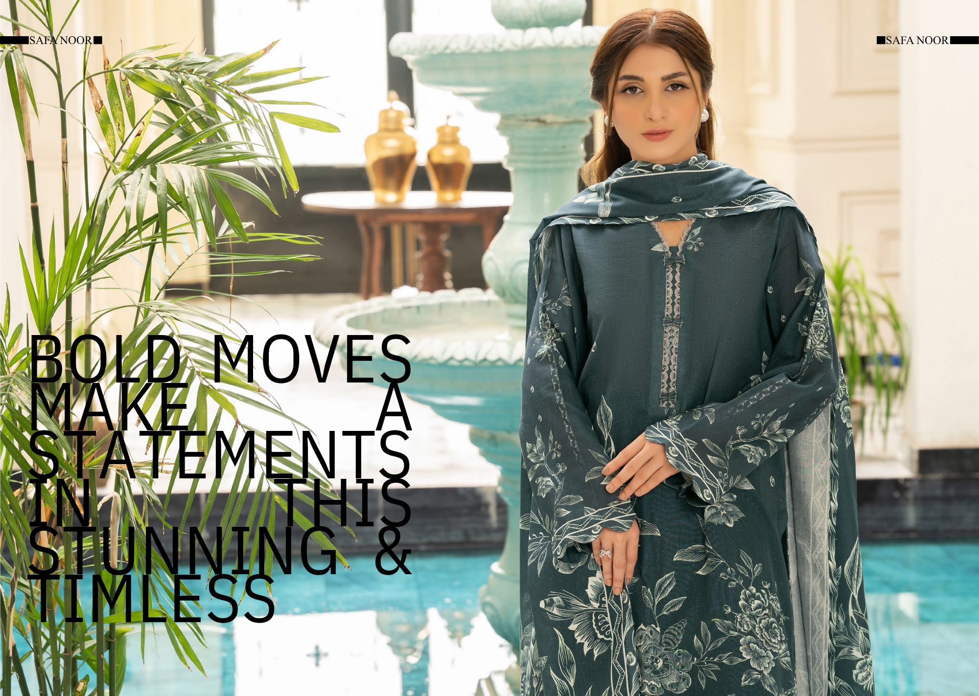 Safa Noor Unstitched Khaddar 3-Piece - SN004