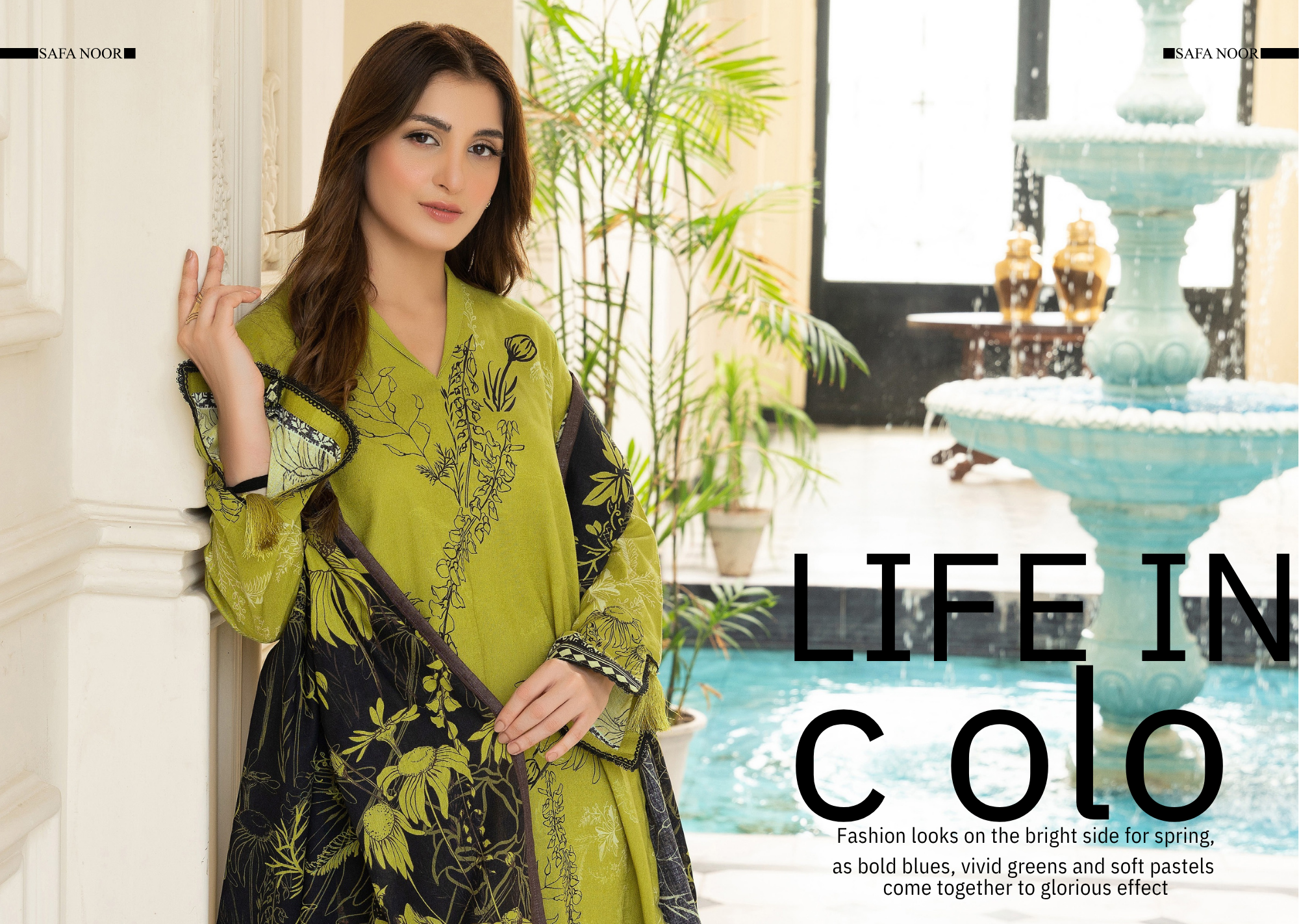 Safa Noor Unstitched Khaddar 3-Piece - SN009